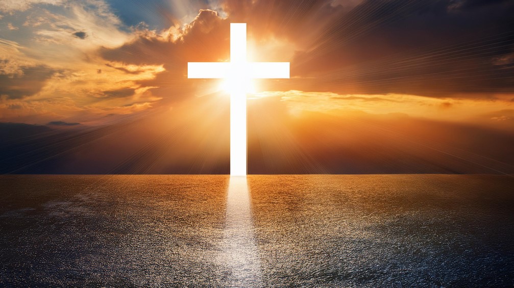 Firefly heavenly and cross background fear Gods Serve the Lord reverently and devoutly 41849.jpg